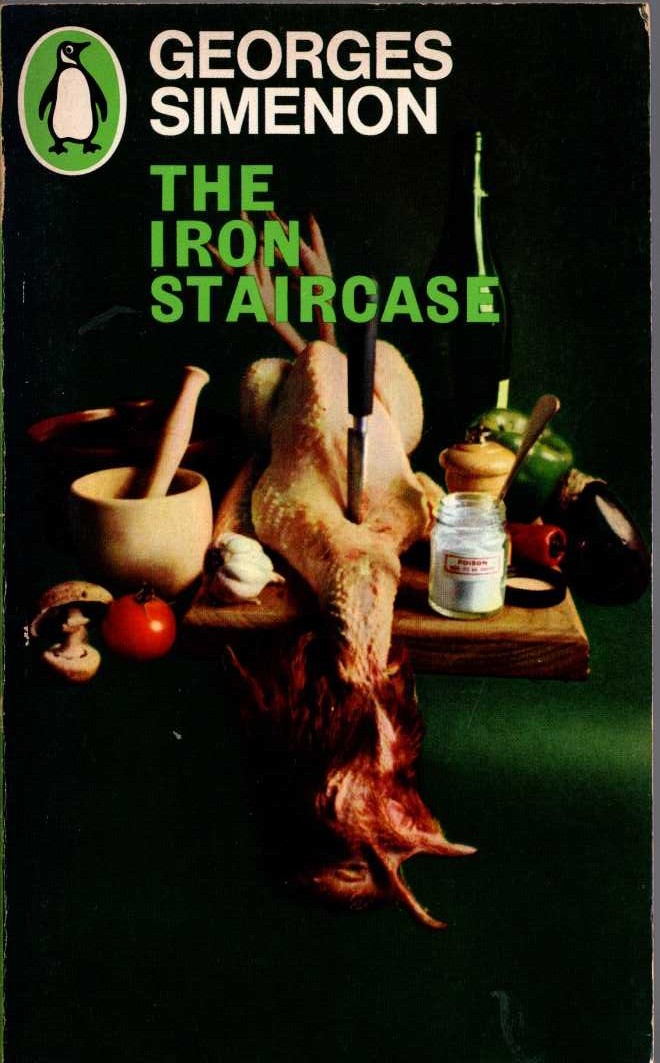 Georges Simenon  THE IRON STAIRCASE front book cover image
