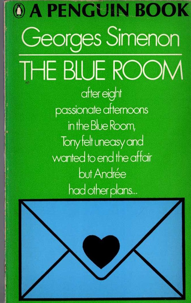 Georges Simenon  THE BLUE ROOM front book cover image