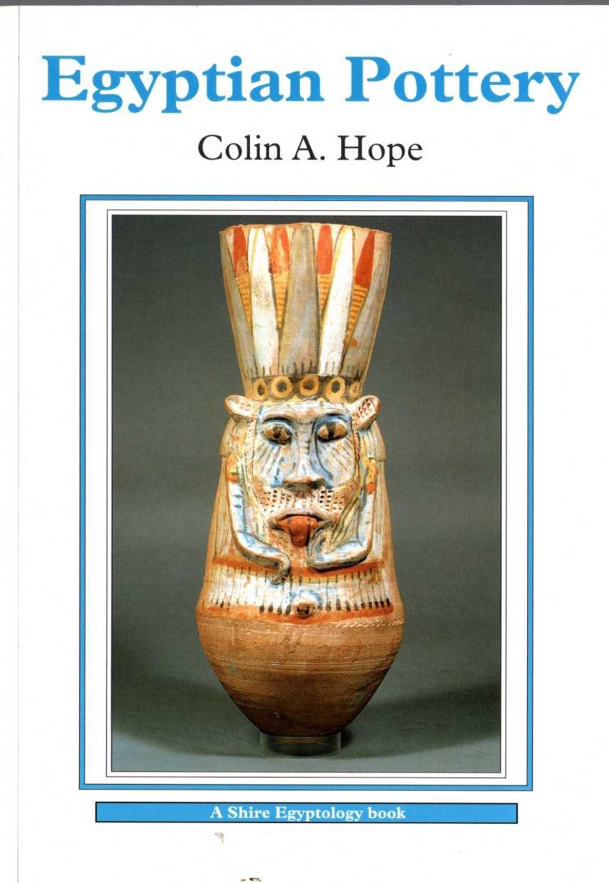 EGYPTIAN POTTERY by Colin A.Hope front book cover image