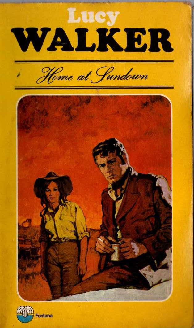 Lucy Walker  HOME AT SUNDOWN front book cover image
