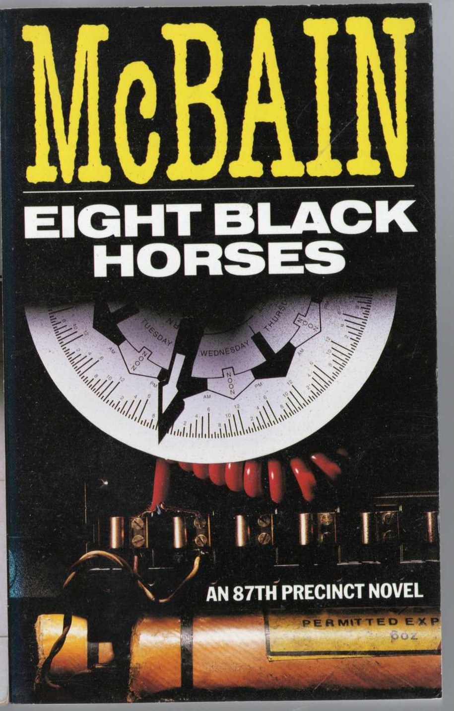 Ed McBain  EIGHT BLACK HORSES front book cover image