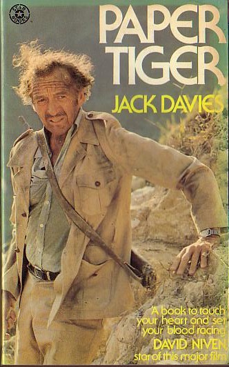 Jack Davies  PAPER TIGER (David Niven) front book cover image