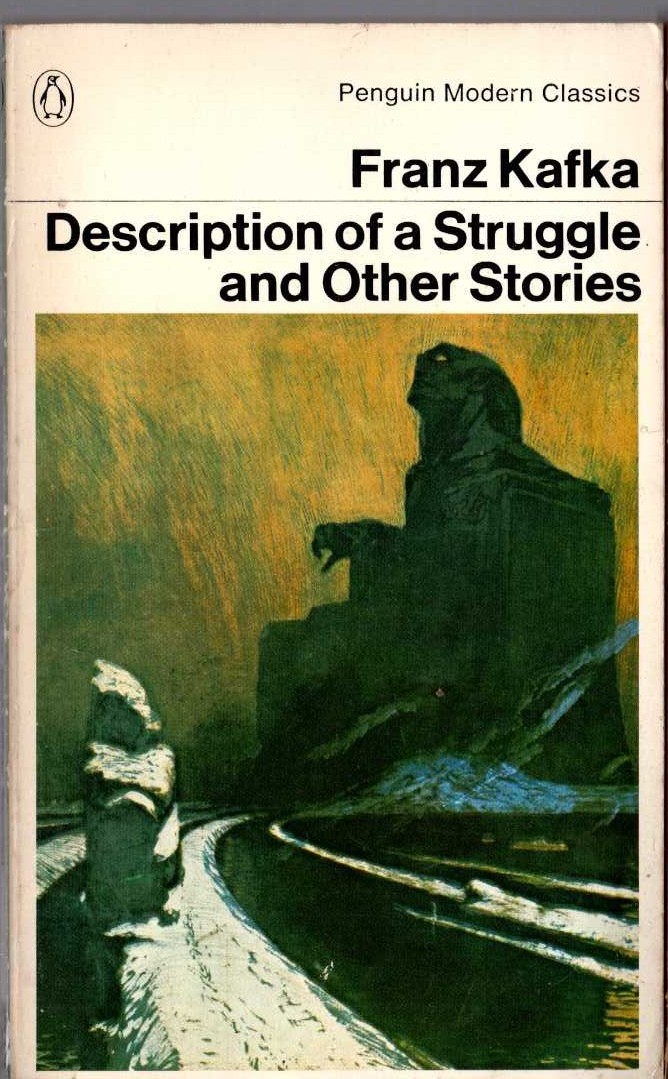 Franz Kafka  DESCRIPTION OF A STRUGGLE and Other Stories front book cover image