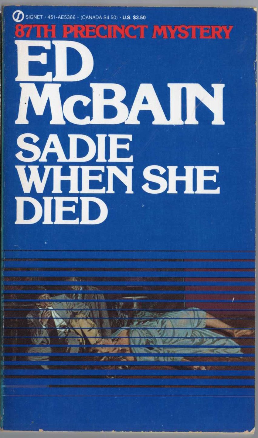 Ed McBain  SADIE WHEN SHE DIED front book cover image