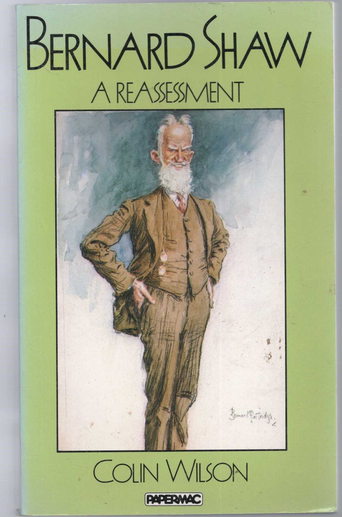 Colin Wilson  BERNARD SHAW: A REASSESSMENT front book cover image