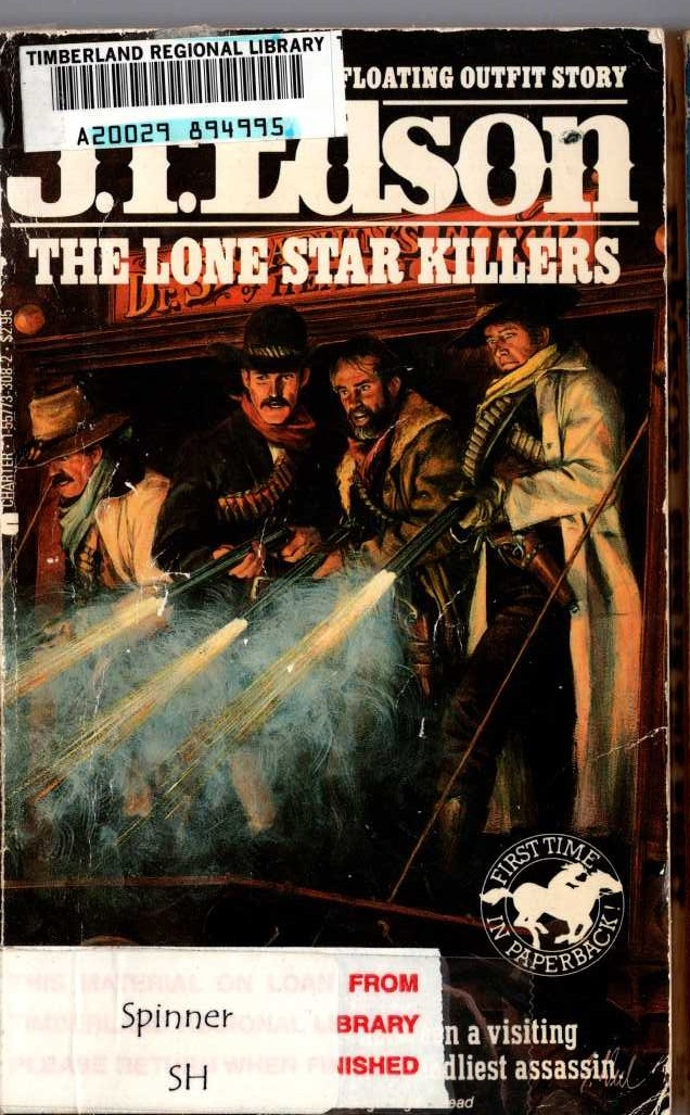 J.T. Edson  THE LONE STAR KILLERS [ U.K. title: BEGUINAGE IS DEAD] front book cover image