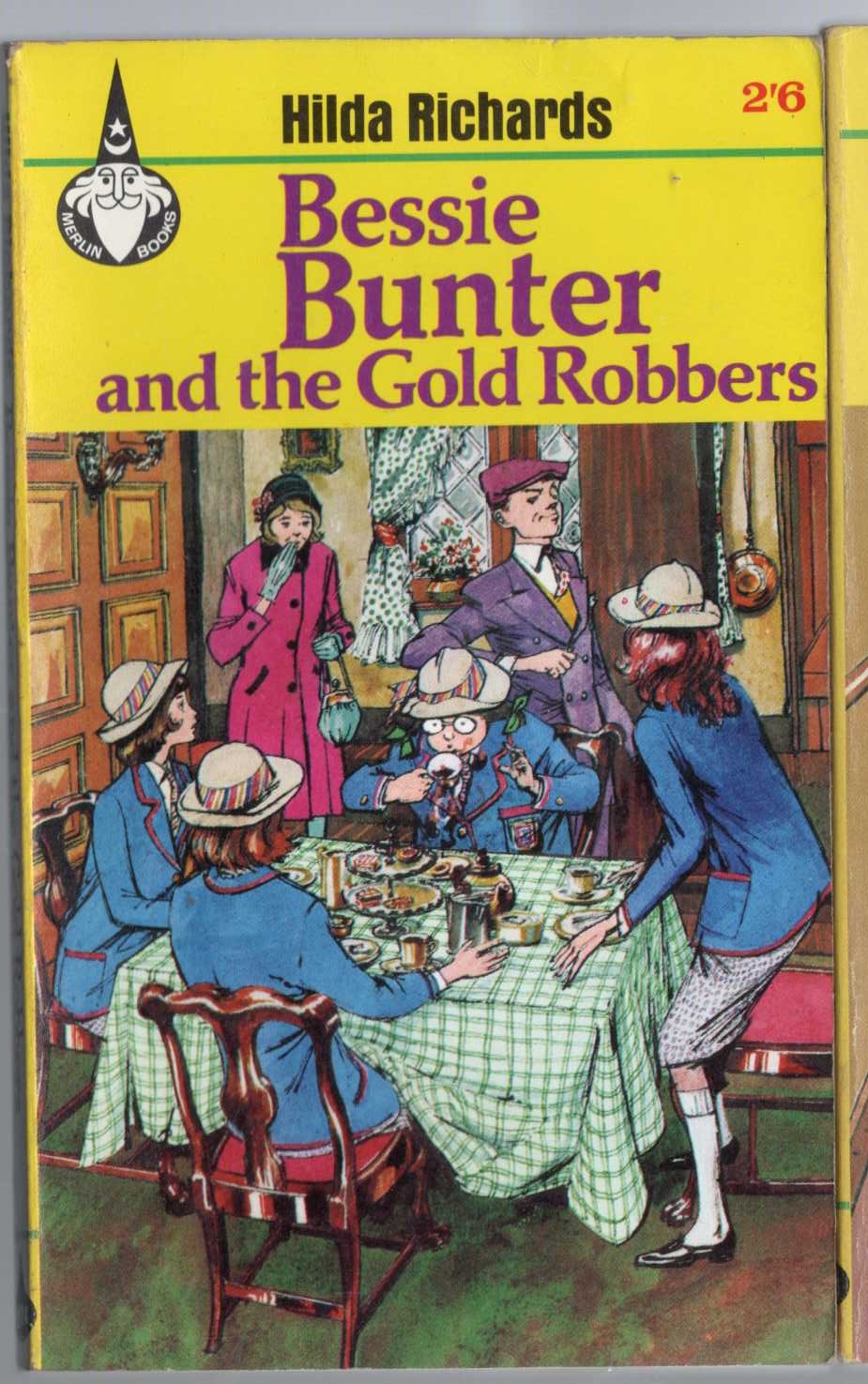 Hilda Richards  BESSIE BUNTER AND THE GOLD ROBBERS front book cover image