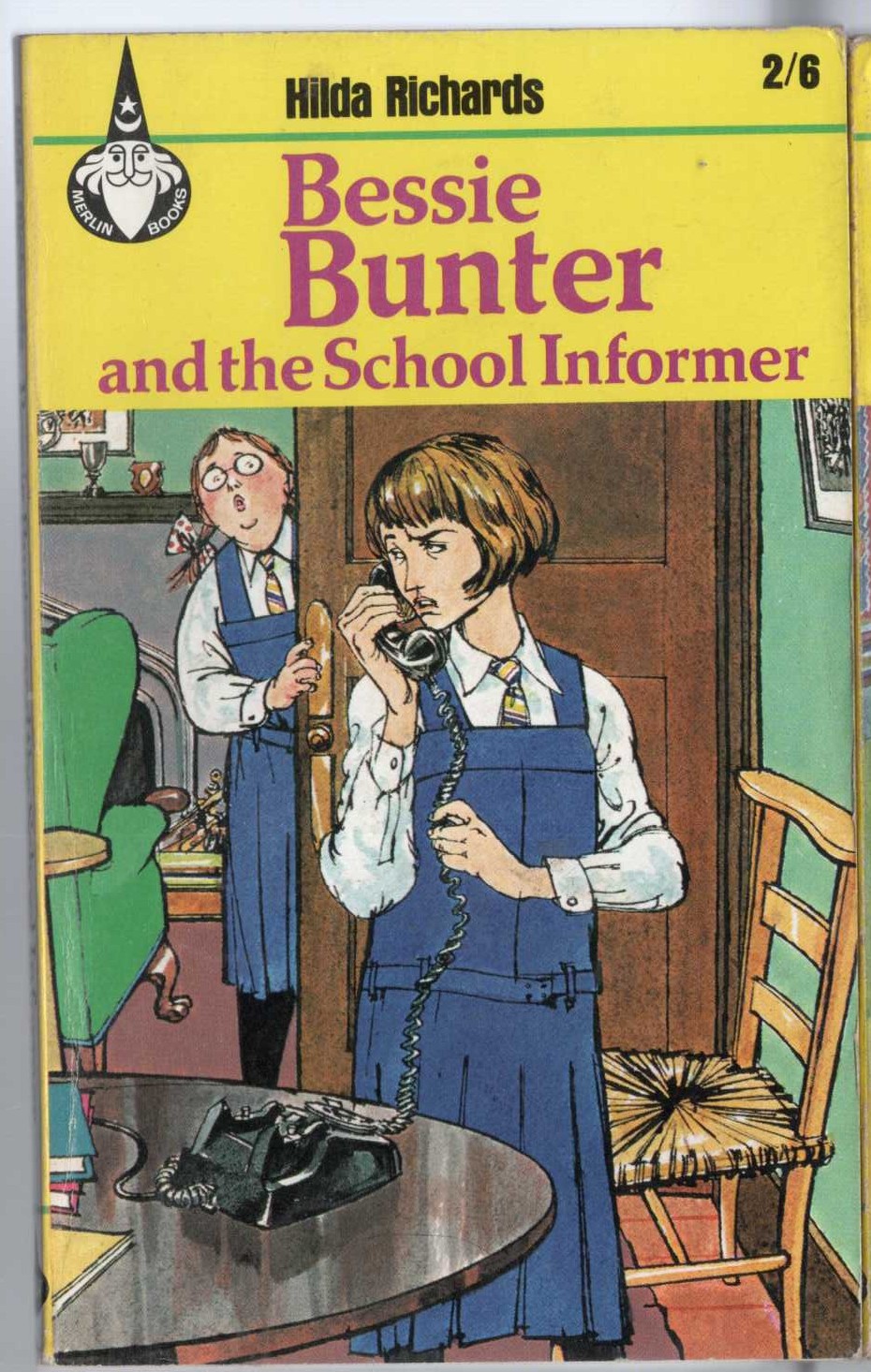 Hilda Richards  BESSIE BUNTER AND THE SCHOOL INFORMER front book cover image