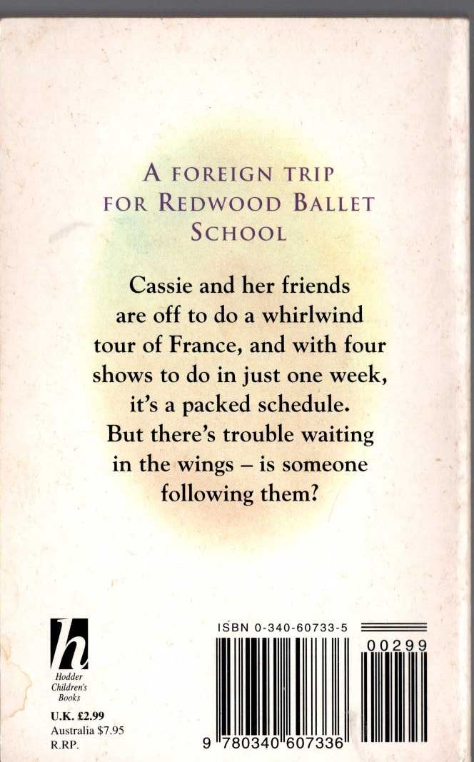 Mal Lewis Jones  ON TOUR WITH THE BALLET SCHOOL magnified rear book cover image
