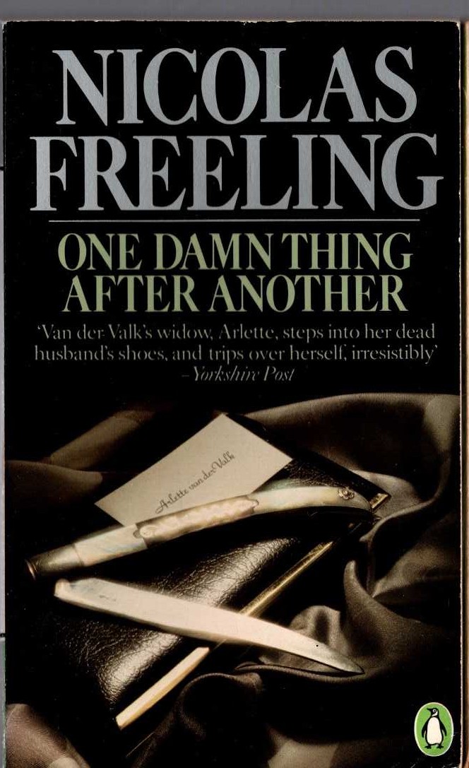 Nicolas Freeling  ONE DAMN THING AFTER ANOTHER front book cover image