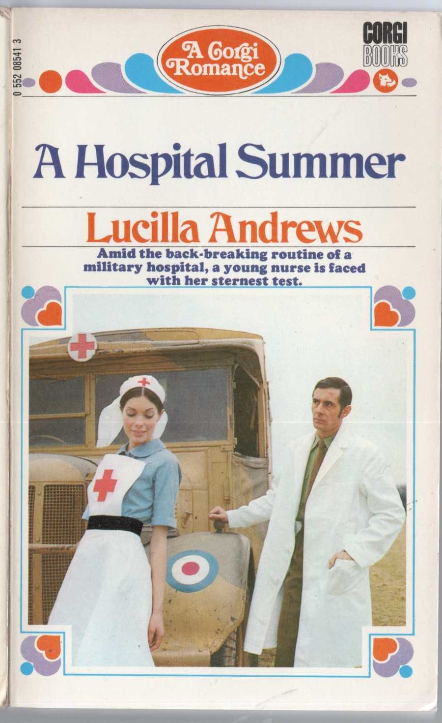 Lucilla Andrews  A HOSPITAL SUMMER front book cover image