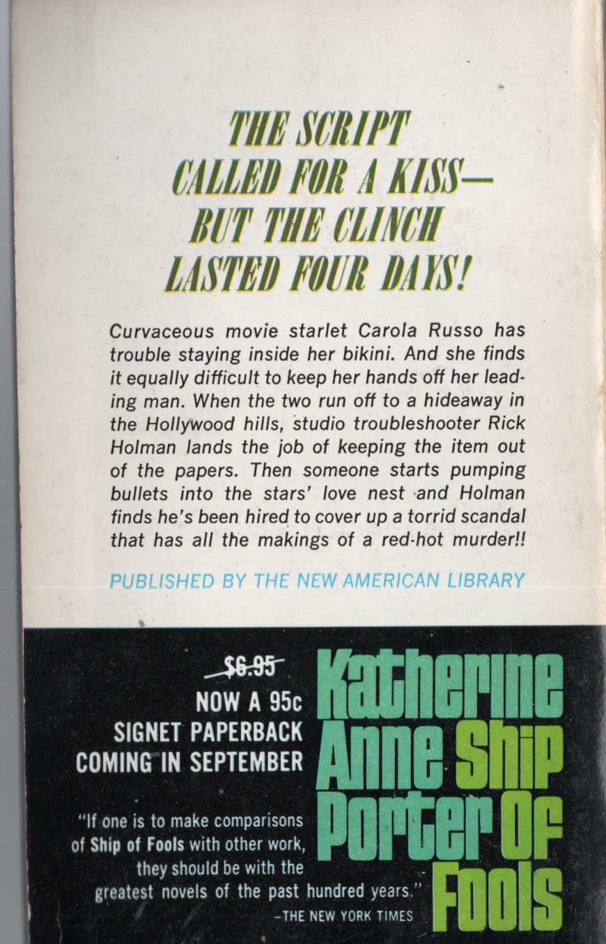 Carter Brown  THE JADE-EYED JUNGLE magnified rear book cover image
