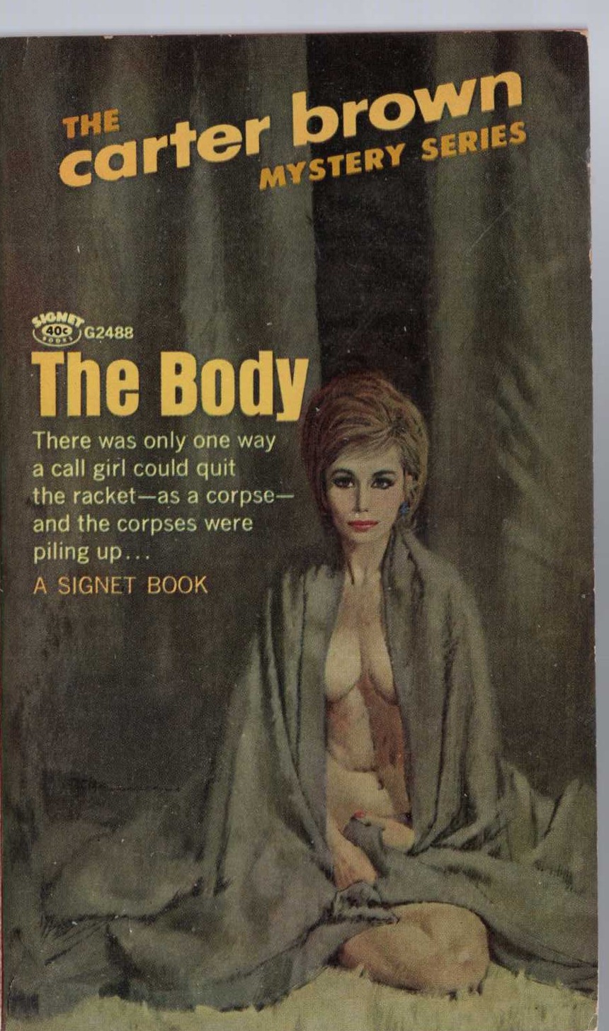 Carter Brown  THE BODY front book cover image