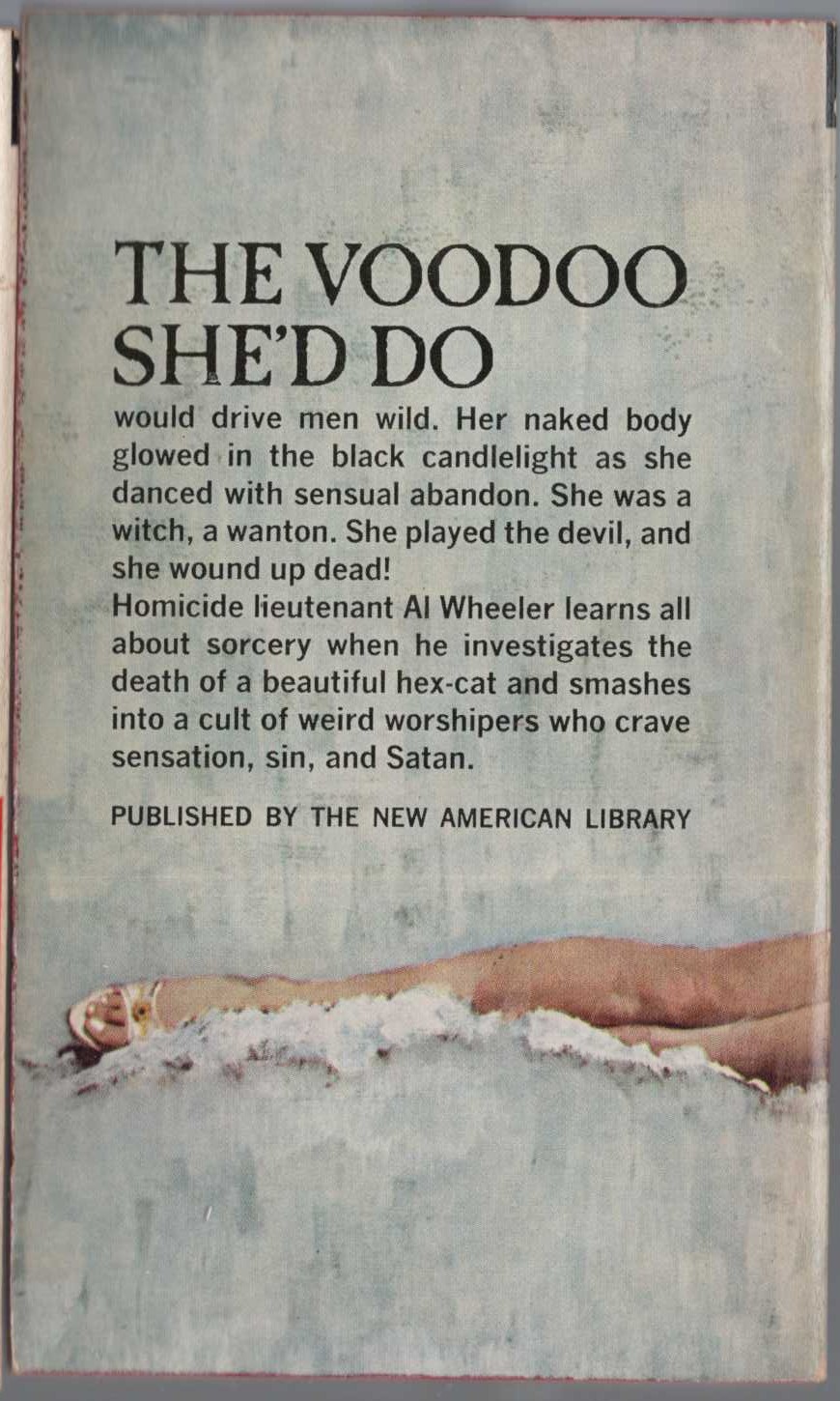 Carter Brown  THE GIRL WHO WAS POSSESSED magnified rear book cover image
