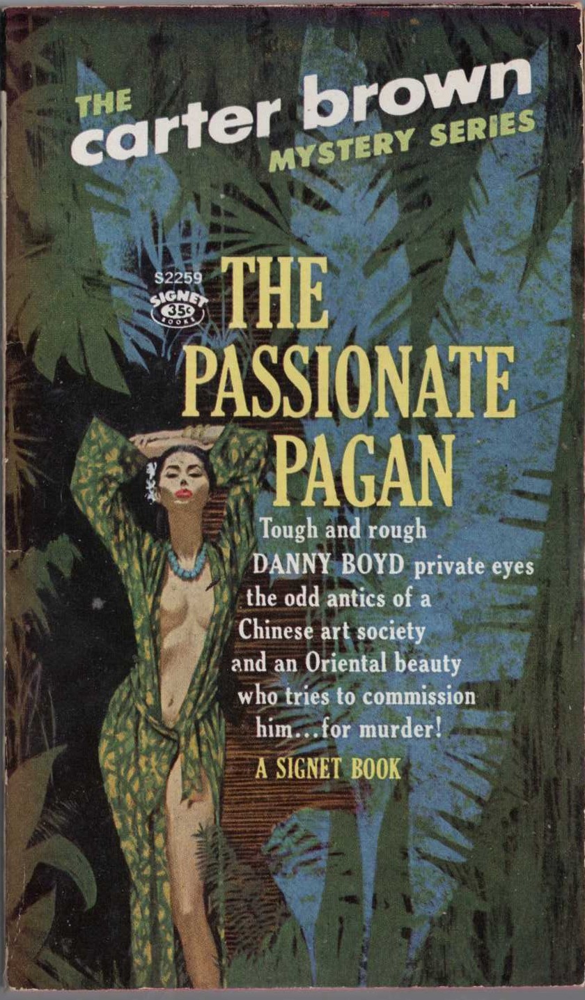 Carter Brown  THE PASSIONATE PAGAN front book cover image