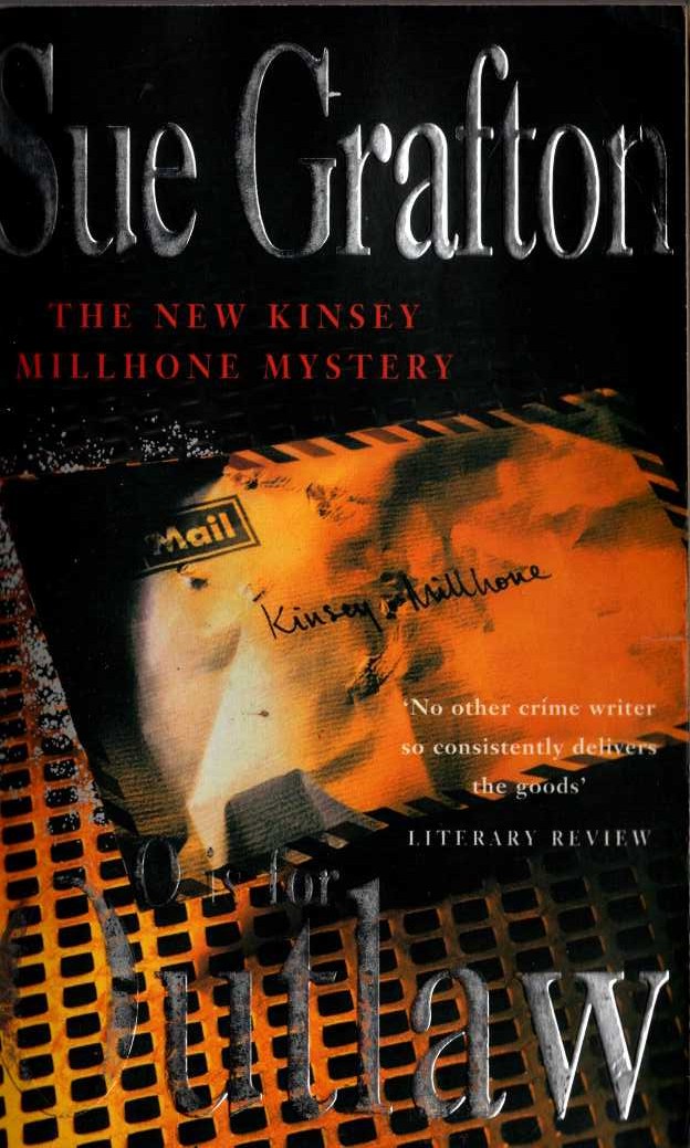 Sue Grafton  O.. IS FOR OUTLAW front book cover image
