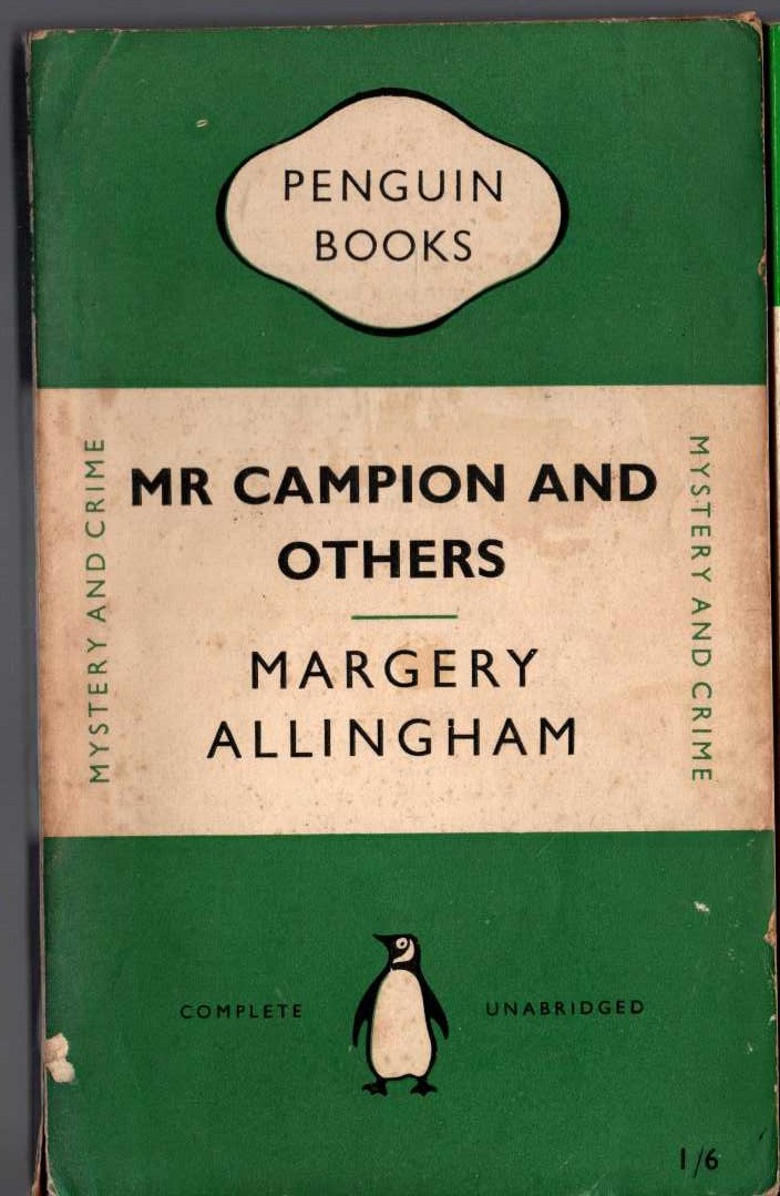 Margery Allingham  MR CAMPION AND OTHERS front book cover image