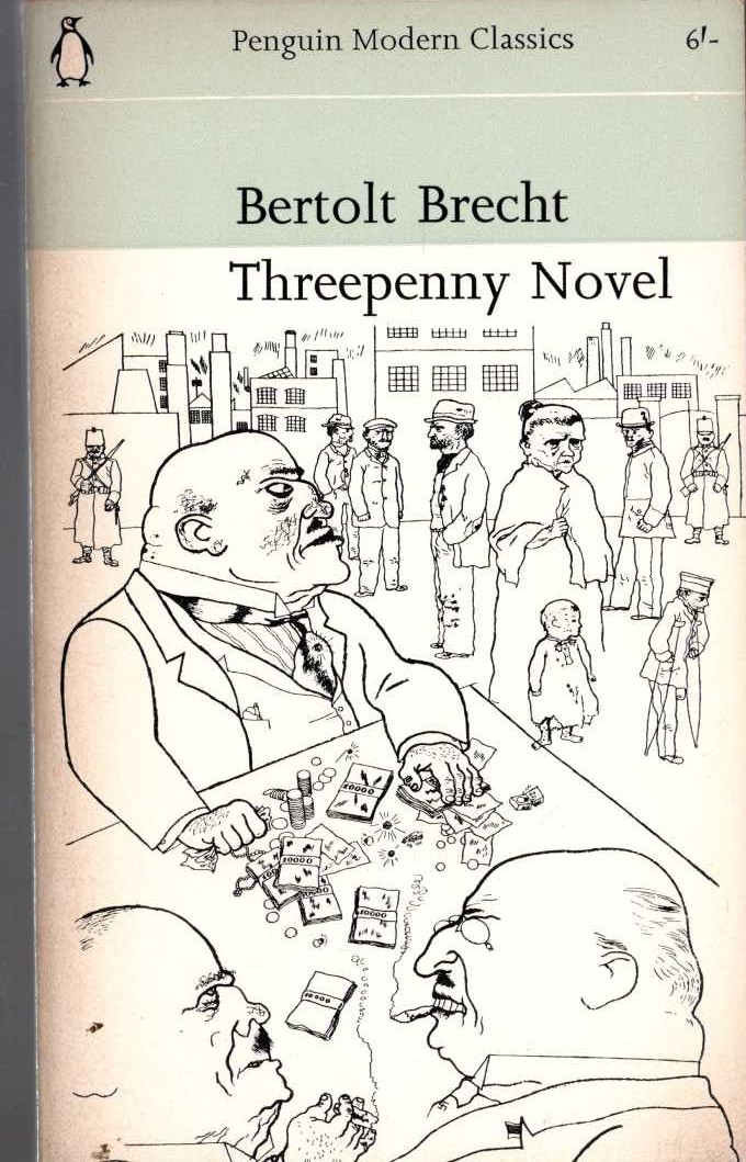 Bertolt Brecht  THREEPENNY NOVEL front book cover image