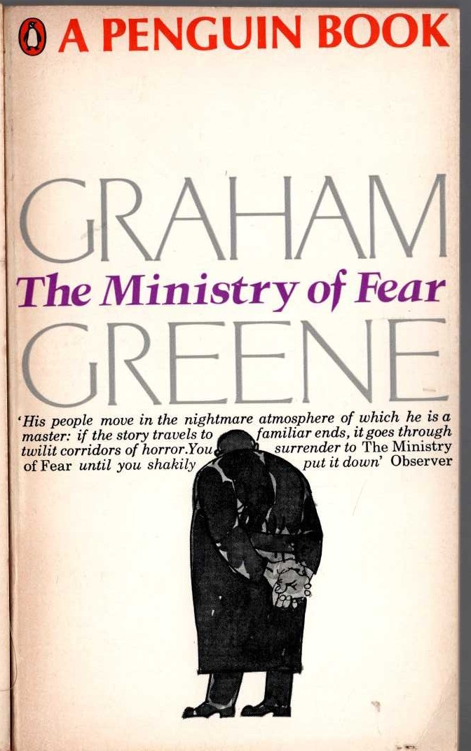 Graham Greene  THE MINISTRY OF FEAR front book cover image