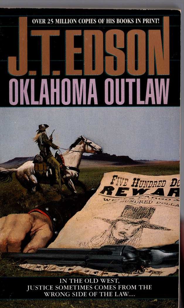 J.T. Edson  OKLAHOMA OUTLAW [U.K. title: WANTED! BELLE STAR] front book cover image