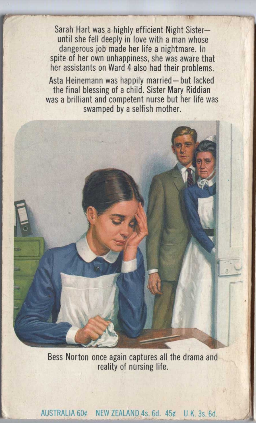 Bess Norton  NIGHT'SDAUGHTERS magnified rear book cover image