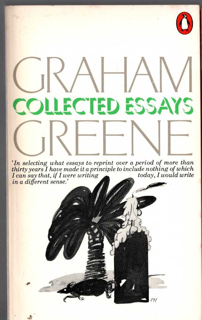 Graham Greene  COLLECTED ESSAYS front book cover image