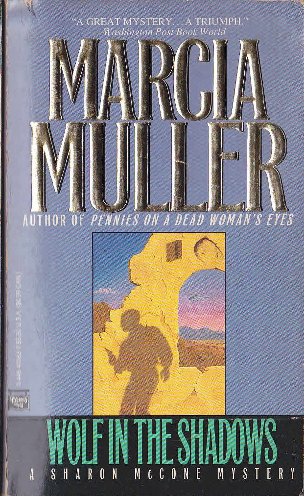Marcia Muller  WOLF IN THE SHADOWS front book cover image