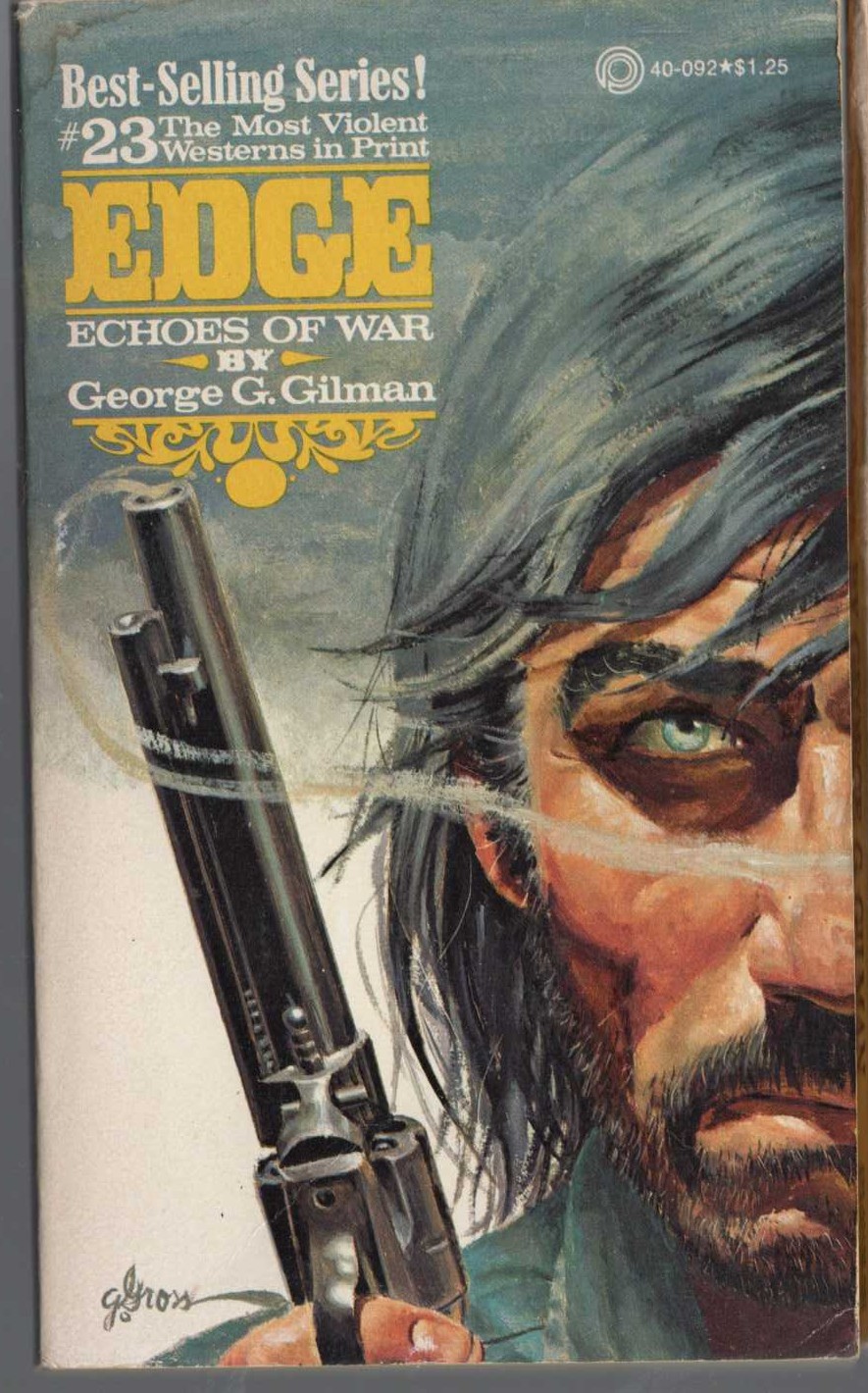 George G. Gilman  EDGE 23: ECHOES OF WAR front book cover image