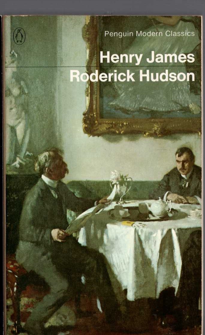 Henry James  RODERICK HUDSON front book cover image