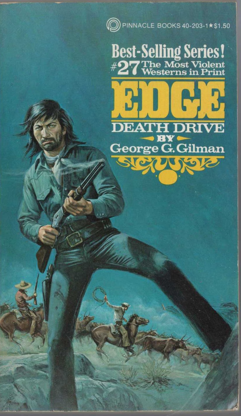 George G. Gilman  EDGE 27: DEATH DRIVE front book cover image