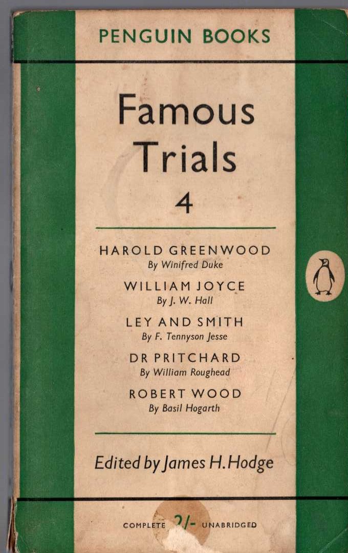 James H. Hodge  FAMOUS TRIALS 4 front book cover image
