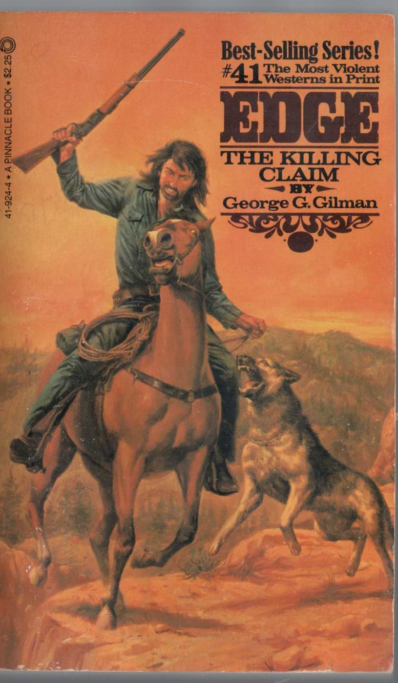 George G. Gilman  EDGE 41: THE KILLING CLAIM front book cover image