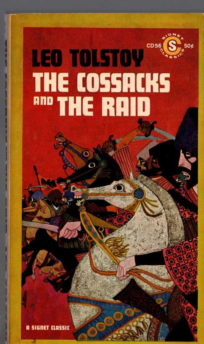 Leo Tolstoy  THE COSSACKS AND THE RAID front book cover image