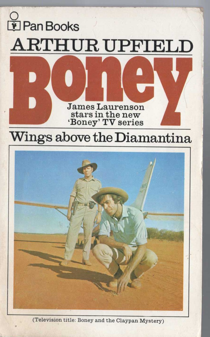 Arthur Upfield  WINGS ABOVE THE DIAMANTINA (TV tie-in) front book cover image