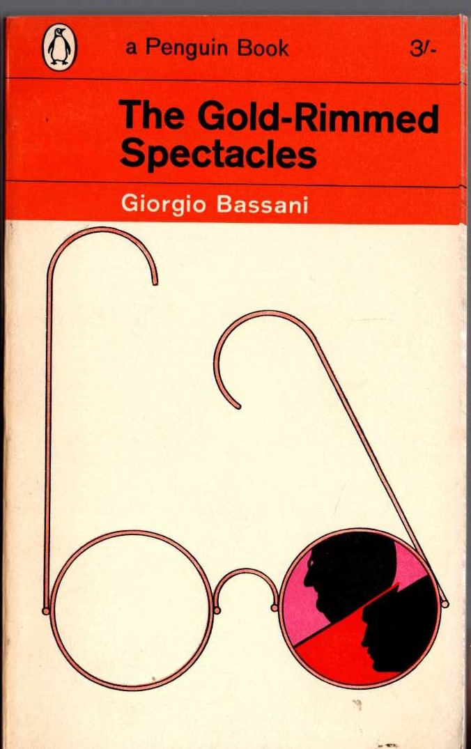Giorgio Bassani  THE GOLD-RIMMED SPECTACLES front book cover image