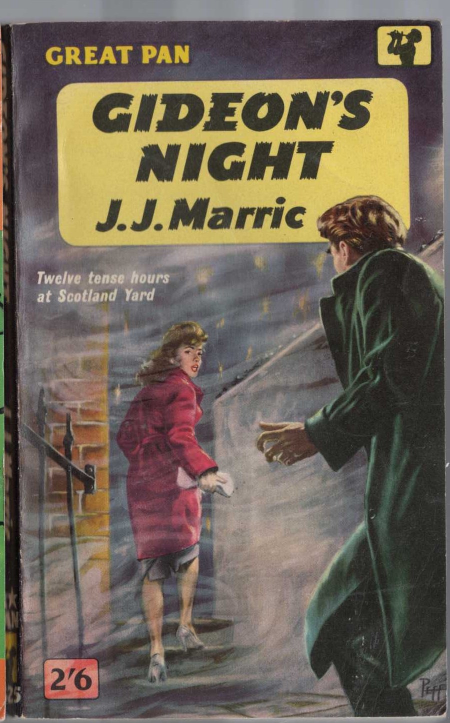 J.J. Marric  GIDEON'S NIGHT front book cover image