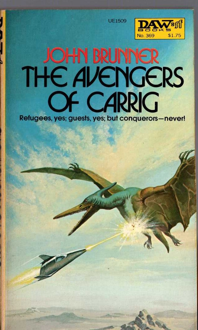 John Brunner  THE AVENGERS OF CARRIG front book cover image