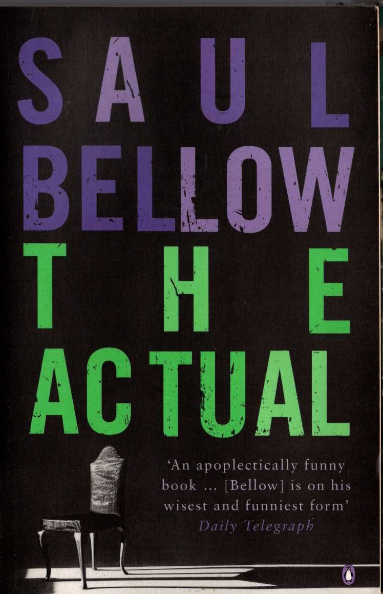 Saul Bellow  THE ACTUAL front book cover image