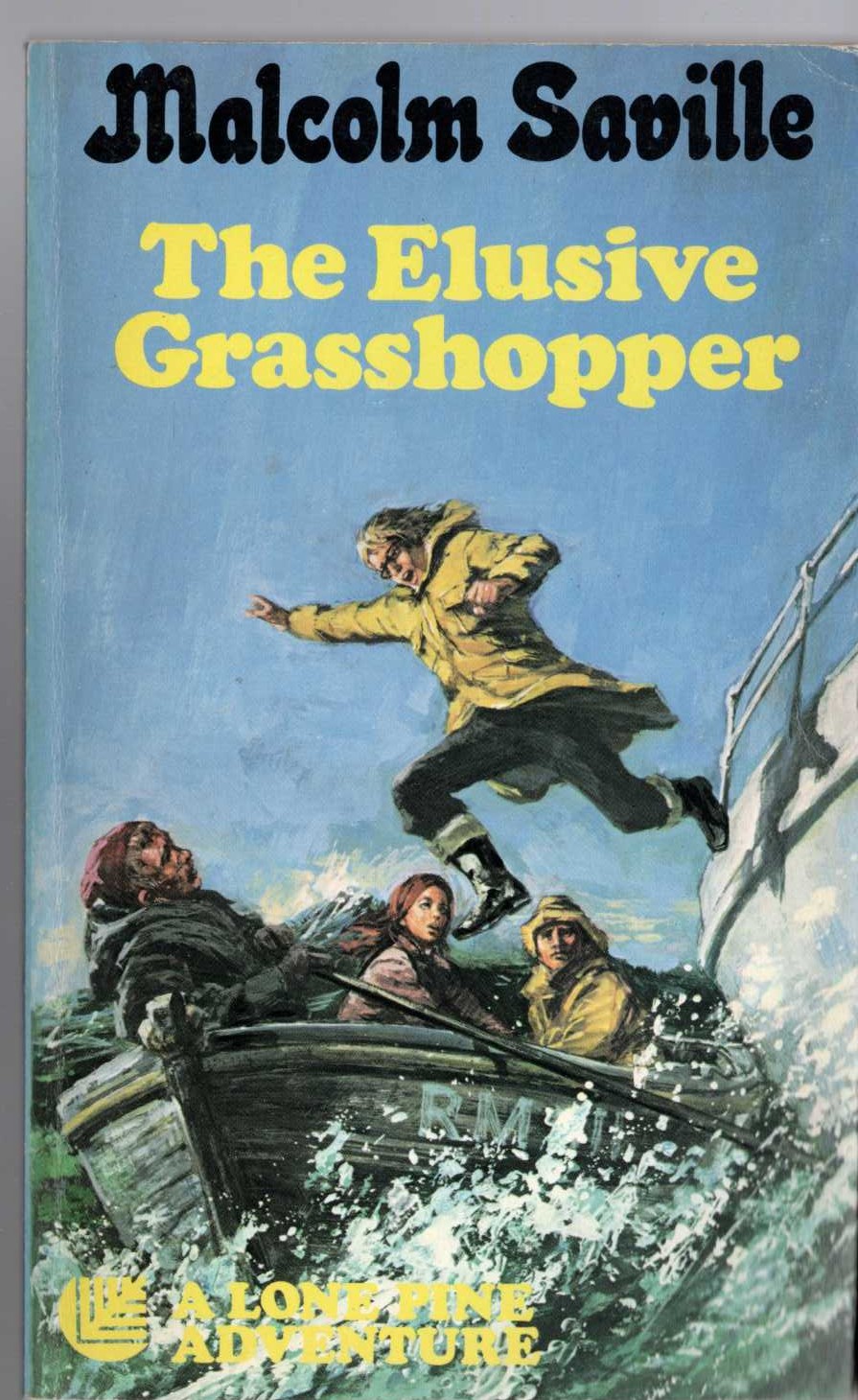 Malcolm Saville  THE ELUSIVE GRASSHOPPER front book cover image