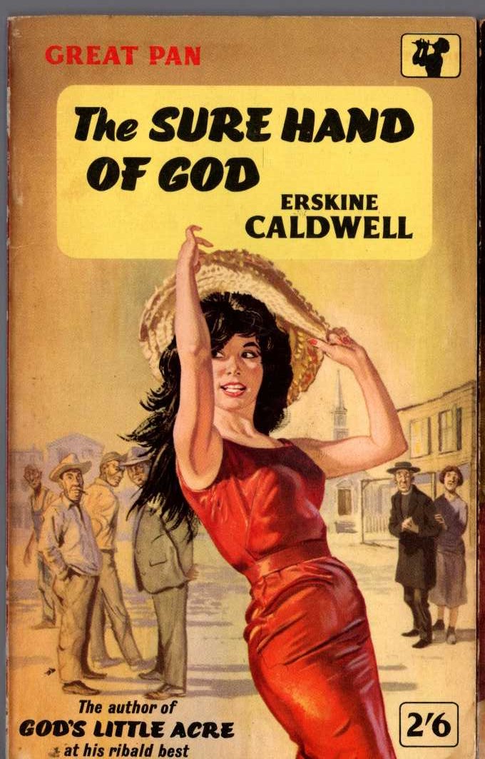 Erskine Caldwell  THE SURE HAND OF GOD front book cover image