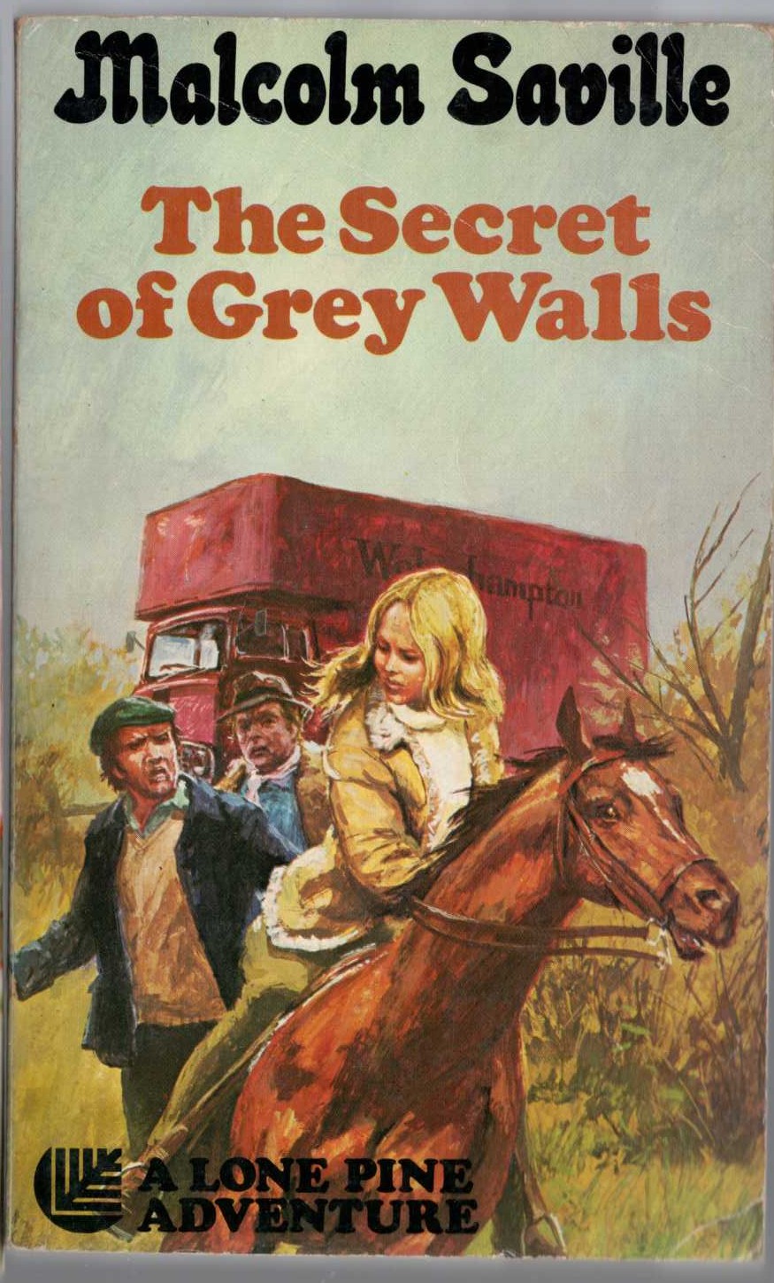 Malcolm Saville  THE SECRET OF GREY WALLS front book cover image