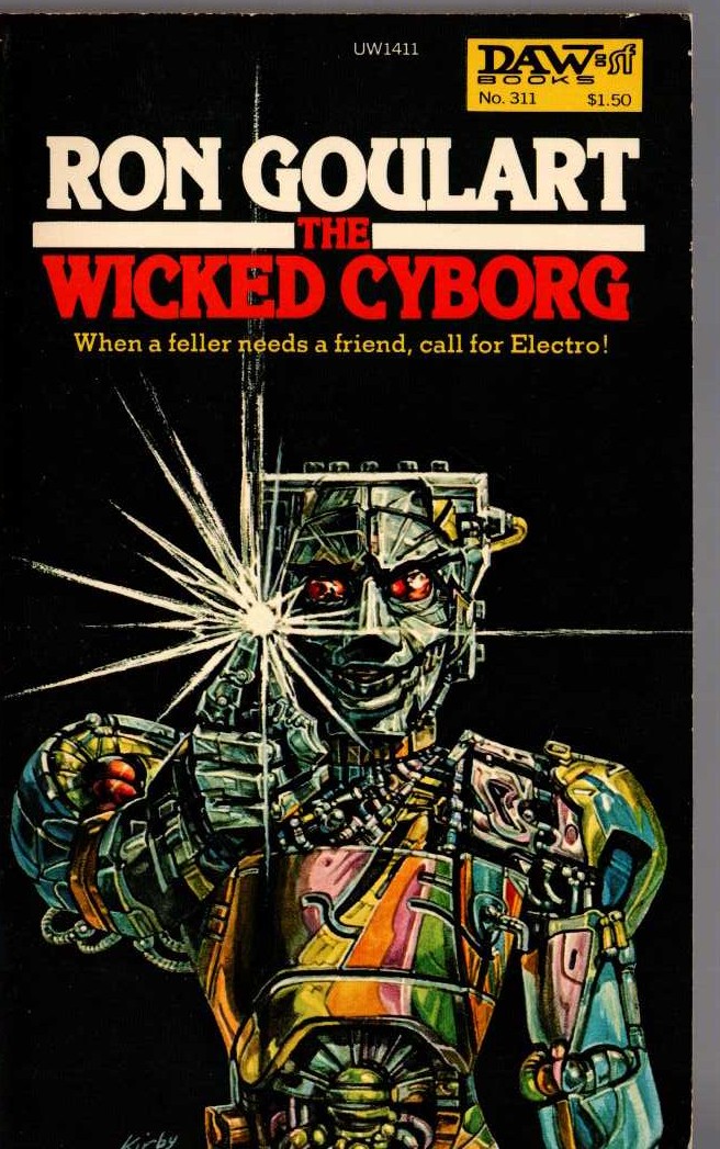 Ron Goulart  THE WICKED CYBORG front book cover image