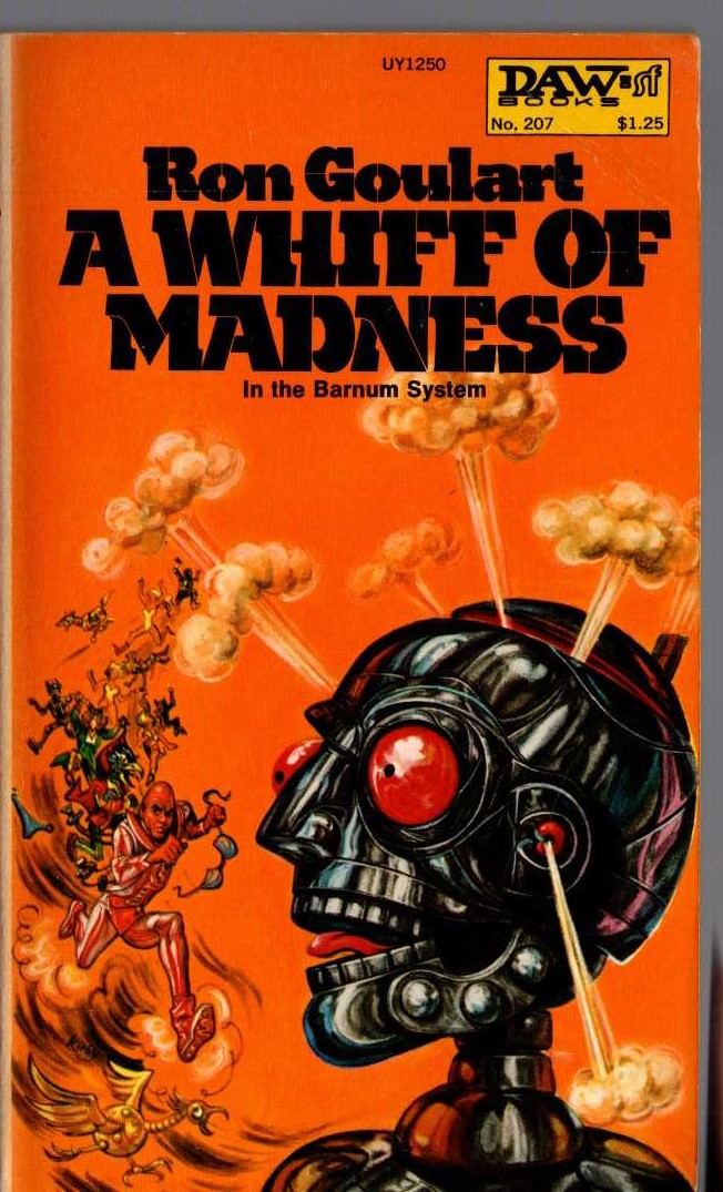Ron Goulart  A WHIFF OF MADNESS front book cover image