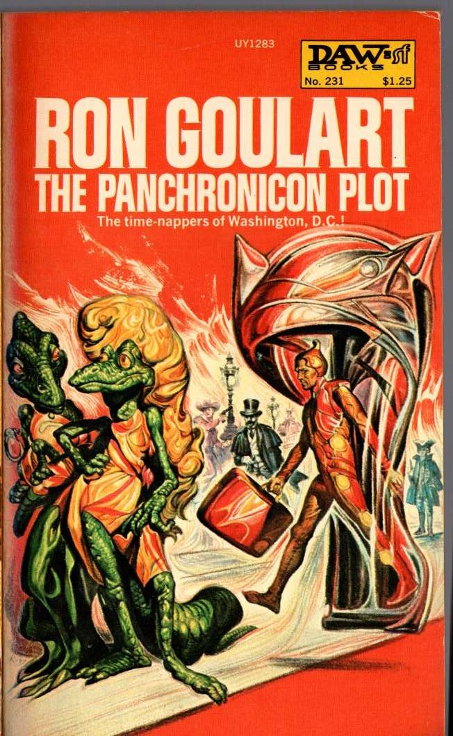 Ron Goulart  THE PANCHRONICON PLOT front book cover image