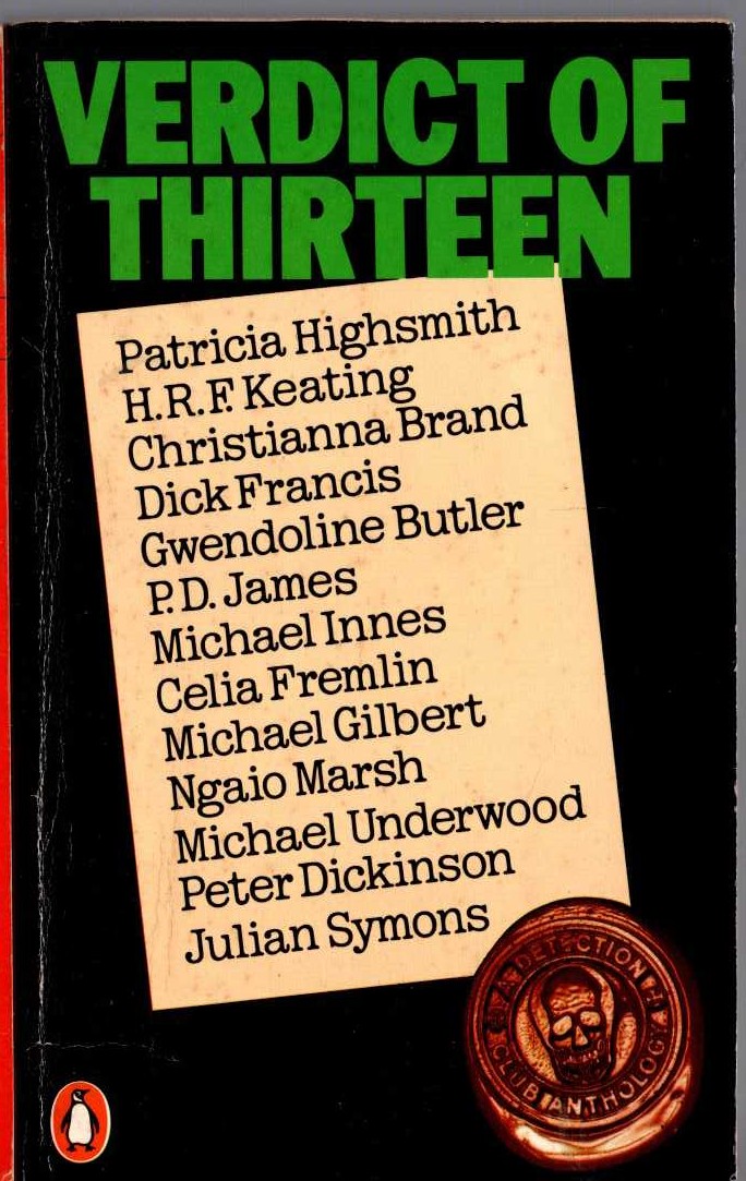 Detection Club Anthology  VERDICT OF THIRTEEN front book cover image