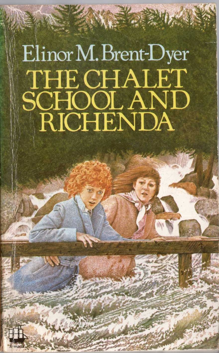 Elinor M. Brent-Dyer  THE CHALET SCHOOL AND RICHENDA front book cover image