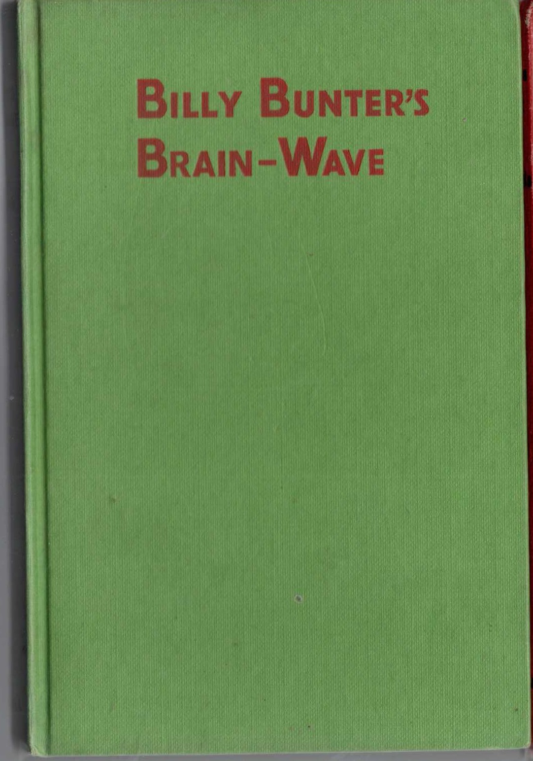 BILLY BUNTER'S BRAIN-WAVE front book cover image
