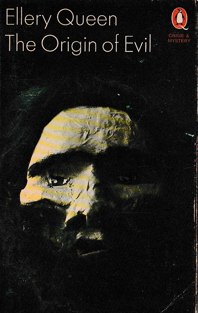 Ellery Queen  THE ORIGIN OF EVIL front book cover image