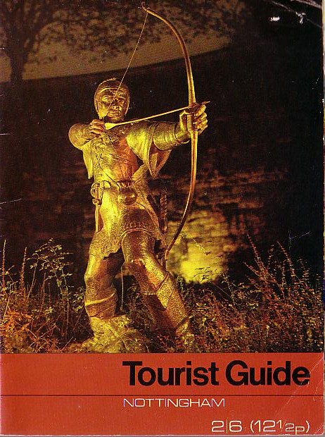 \ NOTTINGHAM TOURIST GUIDE Anonymous front book cover image