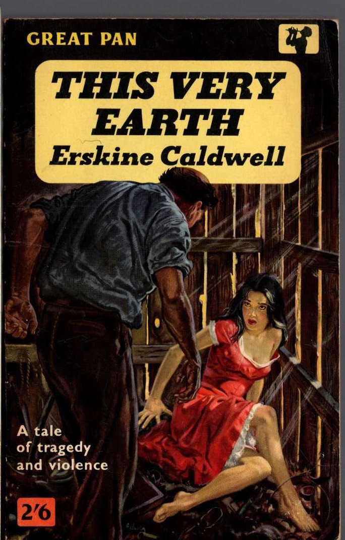 Erskine Caldwell  THIS VERY EARTH front book cover image